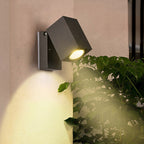 Applique d'extérieur géométrique en aluminium noir Pignon – vue 2