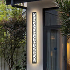 Applique d'extérieur colonne ajourée en aluminium Mantille – vue 3