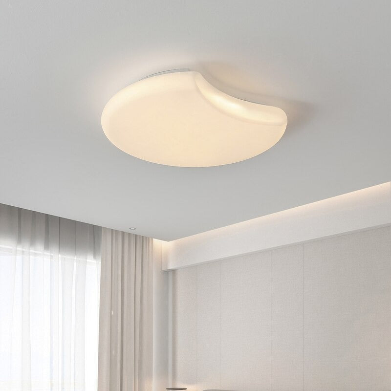 Plafonnier blanc en croissant de lune Quartier, finition blanche – vue 3