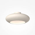 Plafonnier soucoupe en aluminium blanc Nadi