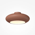 Plafonnier soucoupe en aluminium cuivré Renzo