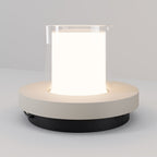 Lampe à poser d'extérieur cylindre lumineux IP44 Talma