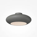 Plafonnier soucoupe en aluminium gris Bellora