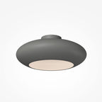 Plafonnier soucoupe en aluminium gris Bellora
